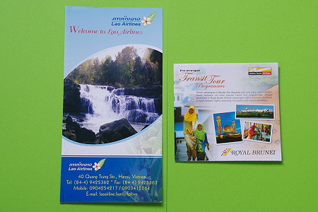 Brochures of Lao and Brunei